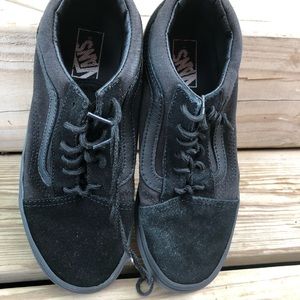 VANS Black on Black Canvas and Suede